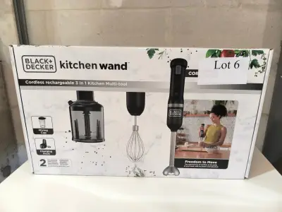 Een BLACK & DECKER 3-in-1 draadloze mixer – kavel bij Auctionline, Anderlecht