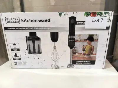 Een BLACK & DECKER 3-in-1 draadloze mixer – kavel bij Auctionline, Anderlecht