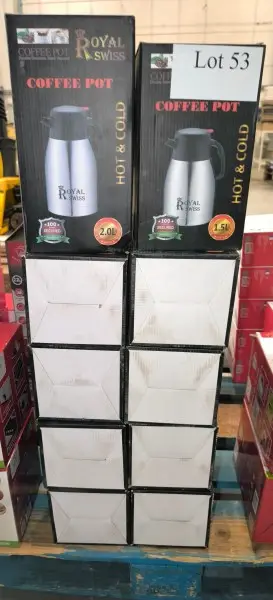 Een set van 10 thermosflessen (5 x 1,5 l + 5 x 2 l) – kavel bij Auctionline, Anderlecht