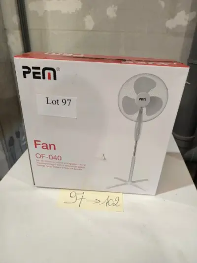 Een PEM-staande ventilator – kavel bij Auctionline, Anderlecht