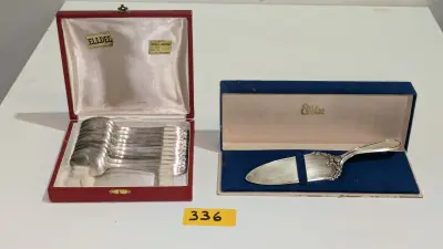 10 koffielepels + 1 taartschep van ELLDEE – kavel bij Auctionline, Anderlecht