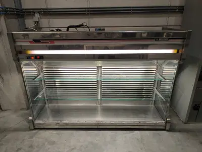 Een roestvrijstalen drankdisplay van COMERSA (172x58x115) – kavel bij Auctionline, Anderlecht