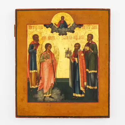 A 19th-century Russian icon in tempera on panel – kavel bij Bernaerts, Antwerp