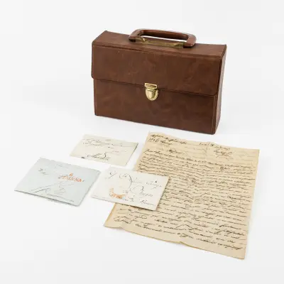 A varied lot of approximately 60 handwritten letters, ca. 1800–1835. Correspondence between – kavel bij Bernaerts, Antwerp