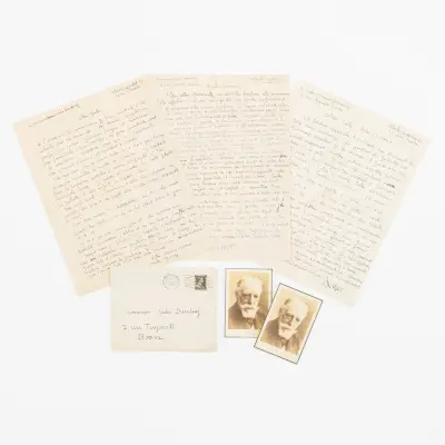 James Ensor - Series of three handwritten letters to Jules and Simonne Daveluy – kavel bij Bernaerts, Antwerp