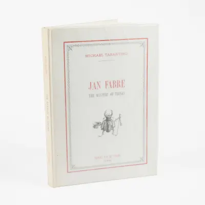 Jan Fabre - The mistery of things. Antwerp, Ronny Van de Velde, 1997. 8vo. 44 numbered pages – kavel bij Bernaerts, Antwerp