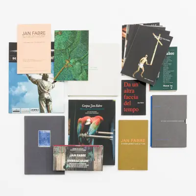 Jan Fabre - Four covers with invitations. We join – kavel bij Bernaerts, Antwerp