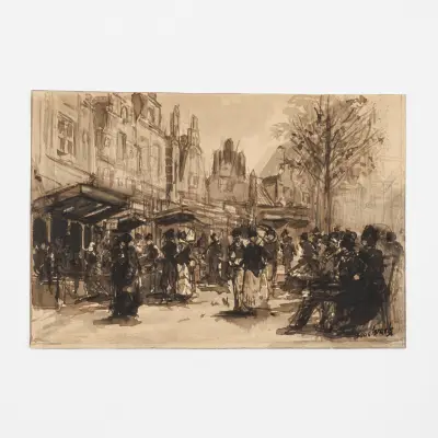 ANONYMOUS/ANONIEM/ANONYME c. 1900 Netherlands/ca. 1900 Nederland/ca. 1900 Pays-Bas – kavel bij Bernaerts, Antwerp
