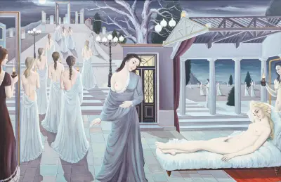 PAUL DELVAUX (1894-1994) (after/naar/d'après) – kavel bij Bernaerts, Antwerp