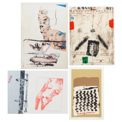 Four prints. 1. Renaat Ivens – kavel bij Bernaerts, Antwerp