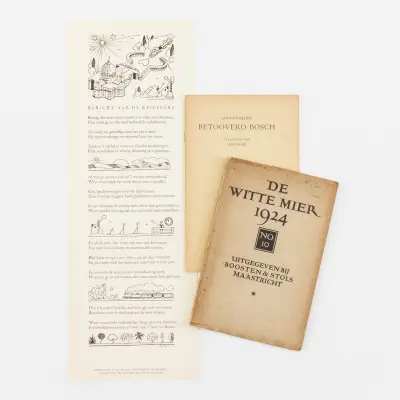 Jan van Nijlen - Betooverd Bosch. Teekening van Jan Roede – kavel bij Bernaerts, Antwerp