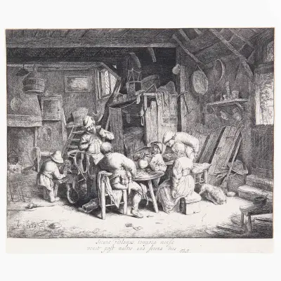 Adriaan van ostade (1610 - 1684) – kavel bij Bernaerts, Antwerp