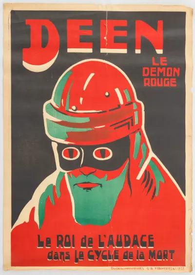 'Le roi de l'audace dans la cycle de la mort.'. Poster – kavel bij Bernaerts, Antwerp