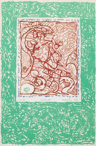 Pierre alechinsky (°1927) – kavel bij Bernaerts, Antwerp