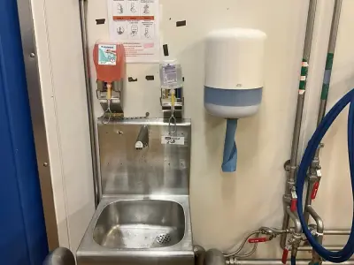 Stainless Steel Hand Wash Basin – kavel bij Dome Auctions, Kingersheim
