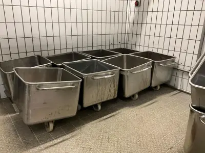 Stainless Steel Rolling Tray (8x) – kavel bij Dome Auctions, Kingersheim