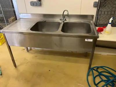 Stainless Steel Sink – kavel bij Dome Auctions, Kingersheim