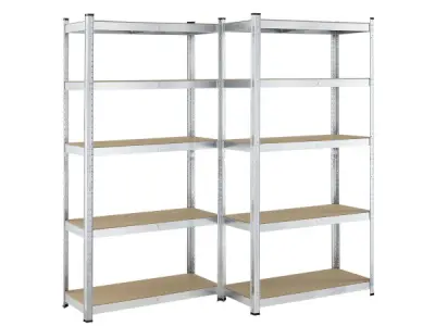 2 stuks Magazijnstelling - Basic - 180 x 90 x 40 cm – kavel bij XL Auctions
