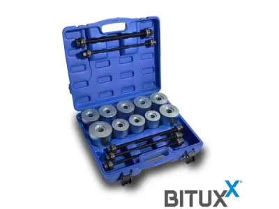 Lagertrekker-trekkerspindelset - M10-M18 - 27-delig – kavel bij XL Auctions