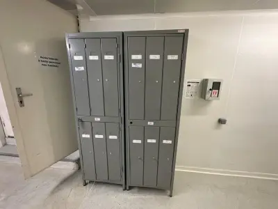 Metal lockers (2) – kavel bij Dome Auctions, Kingersheim