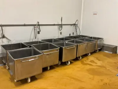 Stainless Steel Rolling Tray (12x) – kavel bij Dome Auctions, Kingersheim