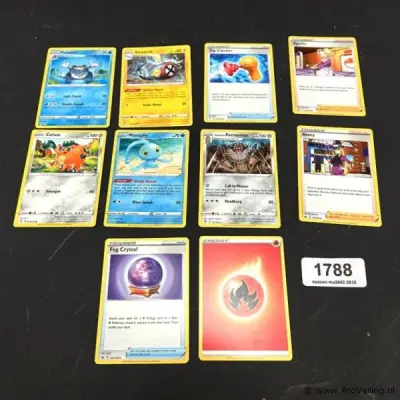 10 pokemon kaarten – kavel bij ProVeiling