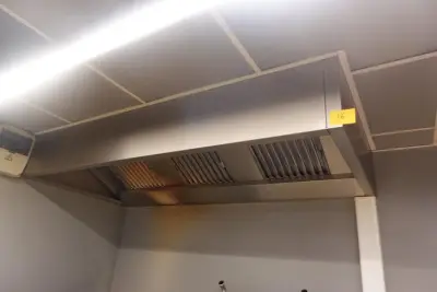Inox dampkap – kavel bij Openbare Verkopen, Gavere