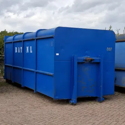 Gesloten haakarm afzetcontainer, AJK – kavel bij Onlineveilingmeester, Wijk en Allburg