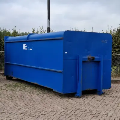 Gesloten haakarm afzetcontainer, AJK – kavel bij Onlineveilingmeester, Wijk en Allburg