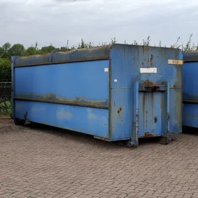 Gesloten haakarm afzetcontainer, AJK – kavel bij Onlineveilingmeester, Wijk en Allburg