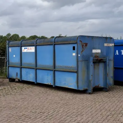 Gesloten haakarm afzetcontainer, AJK – kavel bij Onlineveilingmeester, Wijk en Allburg