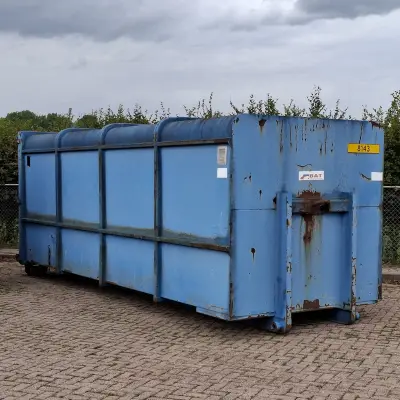 Gesloten haakarm afzetcontainer, AJK – kavel bij Onlineveilingmeester, Wijk en Allburg