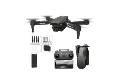 Drone met camera en verlichting - 4 assen - lichtgrijs – kavel bij GSD Auctions, Zoeterwoude