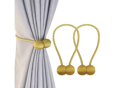 Gordijnmagneten goud - set van 2 – kavel bij GSD Auctions, Zoeterwoude