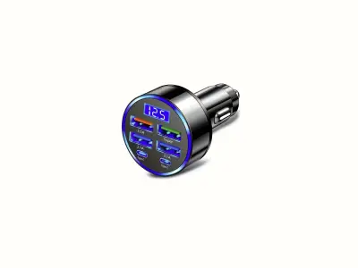 Auto oplader - 6 poorten - USB en USB C – kavel bij GSD Auctions, Zoeterwoude