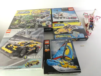 Diverse LEGO Technic, Znap en Racers bouwsets – kavel bij De Kringwinkel, Heverlee