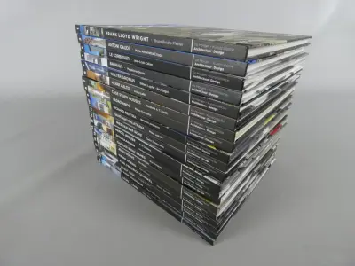 Set van 20 boeken over architectuur en design – kavel bij De Kringwinkel, Diest