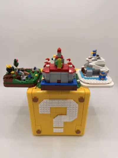 Lego Super Mario vraagtekenblok – kavel bij De Kringwinkel, Dendermonde
