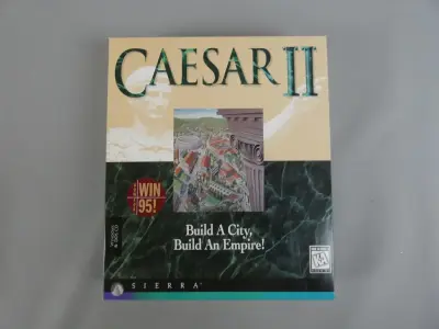 Caesar II PC-game – kavel bij De Kringwinkel, Diest