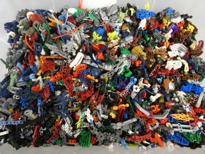 3,86 Kg Lego Bionicle onderdelen – kavel bij De Kringwinkel, Diest