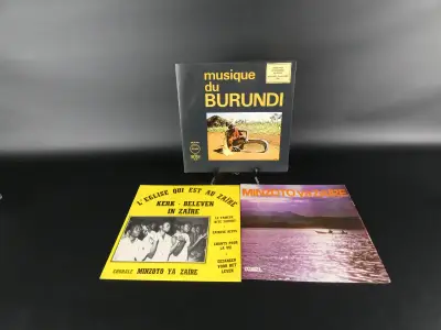 Set van 3 vinylplaten met Afrikaanse muziek – kavel bij De Kringwinkel, Heverlee
