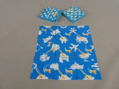 2 Goude Magic Clouds puzzels Sabena – kavel bij De Kringwinkel, Diest