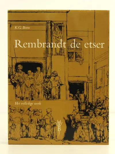 Rembrandt de etser het volledige werk: K.G. Boon - H.J.W. Becht's uitgeversmaatschappij B.V. Amsterdam – kavel bij De Kringwinkel, Antwerpen