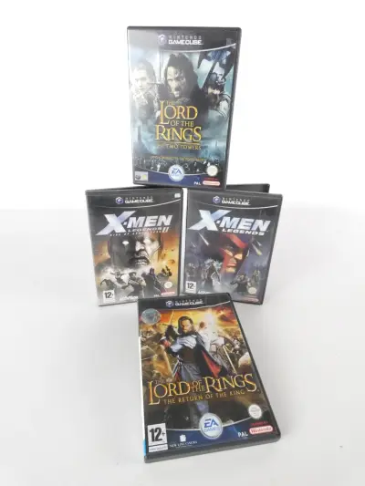 Nintendo GameCube spellen: Lord of the Rings en X-Men Legends – kavel bij De Kringwinkel, Heverlee