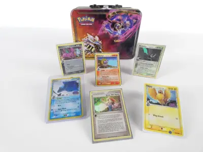 Pokémon TCG Verzameling - Collector Chest & 6 Vintage Kaarten (2006) – kavel bij De Kringwinkel, Heverlee