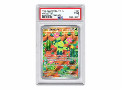 Maractus #160, Pokémon, Journey Together, PSA 9 (Mint) – kavel bij Onlineveilingmeester, Groningen