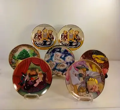 Lot van 7 Franklin Mint porseleinen verzamelborden – kavel bij De Kringwinkel, Turnhout