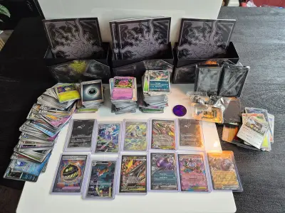 Collectie Pokémon kaarten, Mega Evolution - Pitch Black, incl. Full Arts – kavel bij Onlineveilingmeester, Groningen