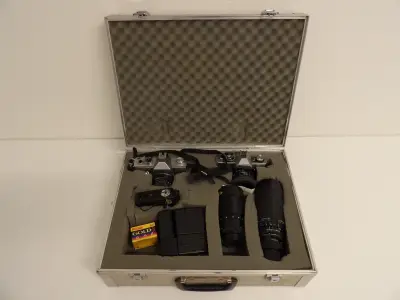 Trans-Europese Analoge Fotokit (ca 1980) – kavel bij De Kringwinkel, Leopoldsburg