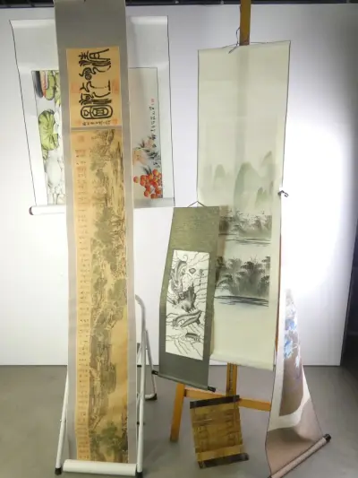 Decoratieve kunstwerken uit het Verre Oosten (5 stuks) – kavel bij De Kringwinkel, Heverlee
